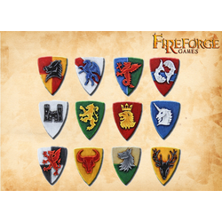 Fireforge: Fantasy Knight Shields / Albion's Knights Shields (12)
