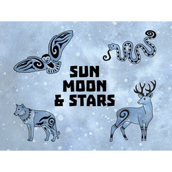 Sun, Moon & Stars