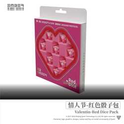 EMBER: Obsidian Protocol - Valentine Dice Pack (8)