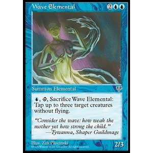Magic löskort: Mirage: Wave Elemental