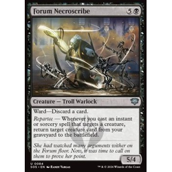 Magic löskort: Secrets of Strixhaven: Forum Necroscribe