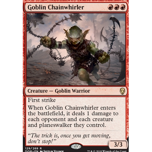 Magic löskort: Dominaria: Goblin Chainwhirler