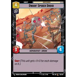 Star Wars: Unlimited Löskort: Twilight of the Republic: Dwarf Spider Droid