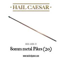 Pike & Shotte / Hail Caesar: 80mm metal Pikes (20)