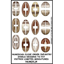 Little Big Men Studio: Numidian Infantry Shield Designs #4 for Victrix