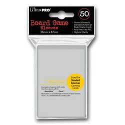 Card Sleeves Standard American Clear 56x87mm (50) (Ultra Pro)
