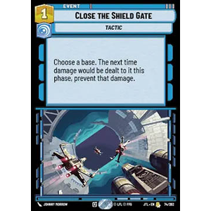 Star Wars: Unlimited Löskort: Jump to Lightspeed: Close the Shield Gate