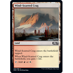 Magic löskort: Core Set 2020: Wind-Scarred Crag