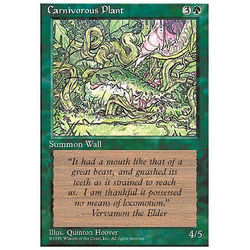 Magic löskort: 4th Edition: Carnivorous Plant