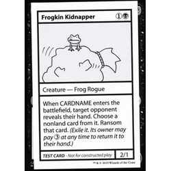 Magic löskort: Mystery Booster: Playtest Cards: Frogkin Kidnapper