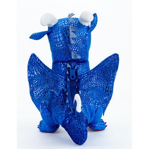 Dragon Plush Dice Bag Blue