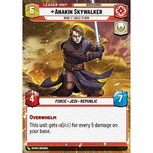 Star Wars: Unlimited Löskort: Twilight of the Republic: Anakin Skywalker, What it Takes to Win (Hyperspace)