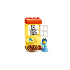 LEGO DUPLO Bluey Pizzatjejer med Muffin och Bluey 10469