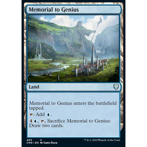 Magic löskort: Commander Legends: Memorial to Genius