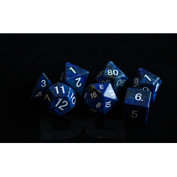 Metallic Dice: Lapis Lazuli (7-die set)