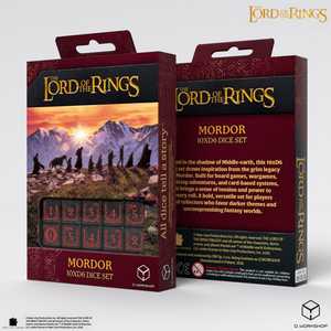 The Lord of the Rings D6 Dice Set: Mordor (10)