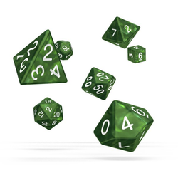 Marble : Green/white (7-Die RPG set)