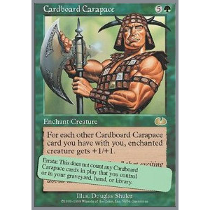 Magic löskort: Unglued: Cardboard Carapace