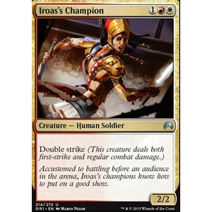 Magic löskort: Origins: Iroas's Champion (Foil)