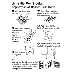 Little Big Men Studio: Viking Banner Transfer Sheet #3 for Victrix