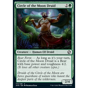 Magic löskort: Adventures in the Forgotten Realms: Circle of the Moon Druid