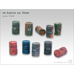 Tabletop-Art: Oil barrels set 15mm