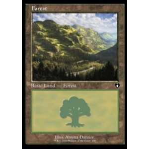 Magic löskort: Commander Masters: Forest (Foil)