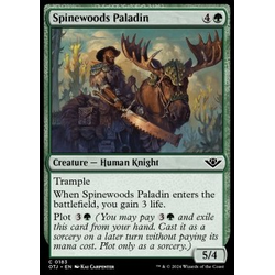 Magic löskort: Outlaws of Thunder Junction: Spinewoods Paladin (Foil)