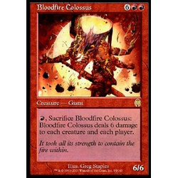 Magic löskort: Apocalypse: Bloodfire Colossus