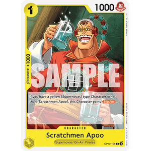 One Piece Löskort: Royal Blood: Scratchmen Apoo