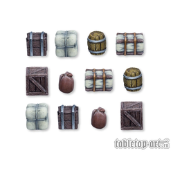 Tabletop-Art: Boxes and Barrels - Set 1 (12)