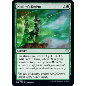Magic löskort: Theros: Beyond Death: Klothys's Design