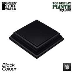 Square Top Display Plinth 5x5 cm in Black