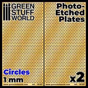 Photo-etched Plates - Large Circles (1mm)