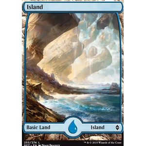 Magic löskort: Battle for Zendikar: Island (V.1)