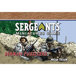 Sergeants Miniature Game: German Fusuiliers MG42 Team