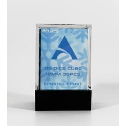Alphaspel: D6 Dice Cube 12mm Crystal Frost (36)