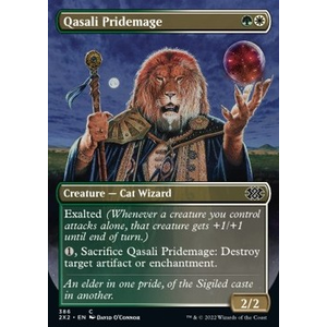 Magic löskort: Double Masters 2022: Qasali Pridemage (Alternative Art) (Foil)