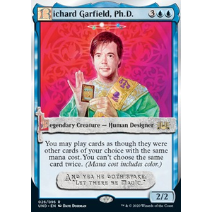 Magic löskort: Unsanctioned: Richard Garfield, Ph.D.