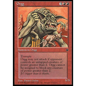 Magic löskort: Fallen Empires: Orgg