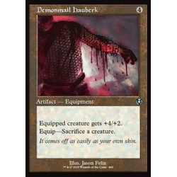 Magic löskort: Magic: Innistrad Remastered: Demonmail Hauberk (alternative art)