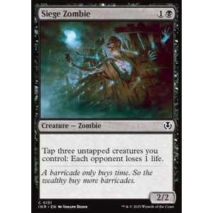 Magic löskort: Magic: Innistrad Remastered: Siege Zombie (Foil)
