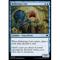 Magic löskort: Bloomburrow: Bellowing Crier (Foil)