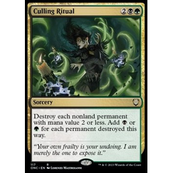 Magic löskort: Commander: Phyrexia: All Will Be One: Culling Ritual