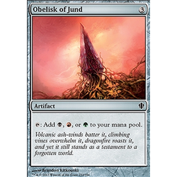 Magic löskort: Commander 2013: Obelisk of Jund