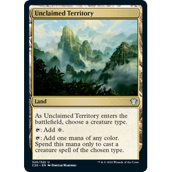 Magic löskort: Commander 2020: Unclaimed Territory
