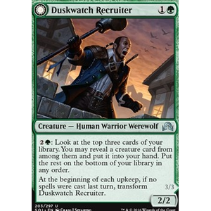 Magic löskort: Shadows over Innistrad: Duskwatch Recruiter (Foil)