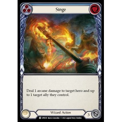 FaB Löskort: Uprising: Singe (Blue) (Rainbow Foil)