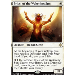 Magic löskort: Ixalan: Priest of the Wakening Sun