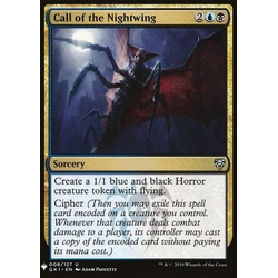 Magic löskort: The List: Call of the Nightwing